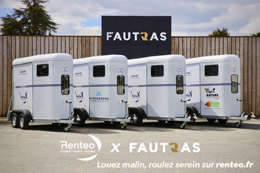 Location de Vans pour chevaux : Renteo et Fautras s’associent